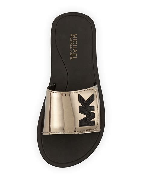 women's slides michael kors|Michael Kors slippers for women.